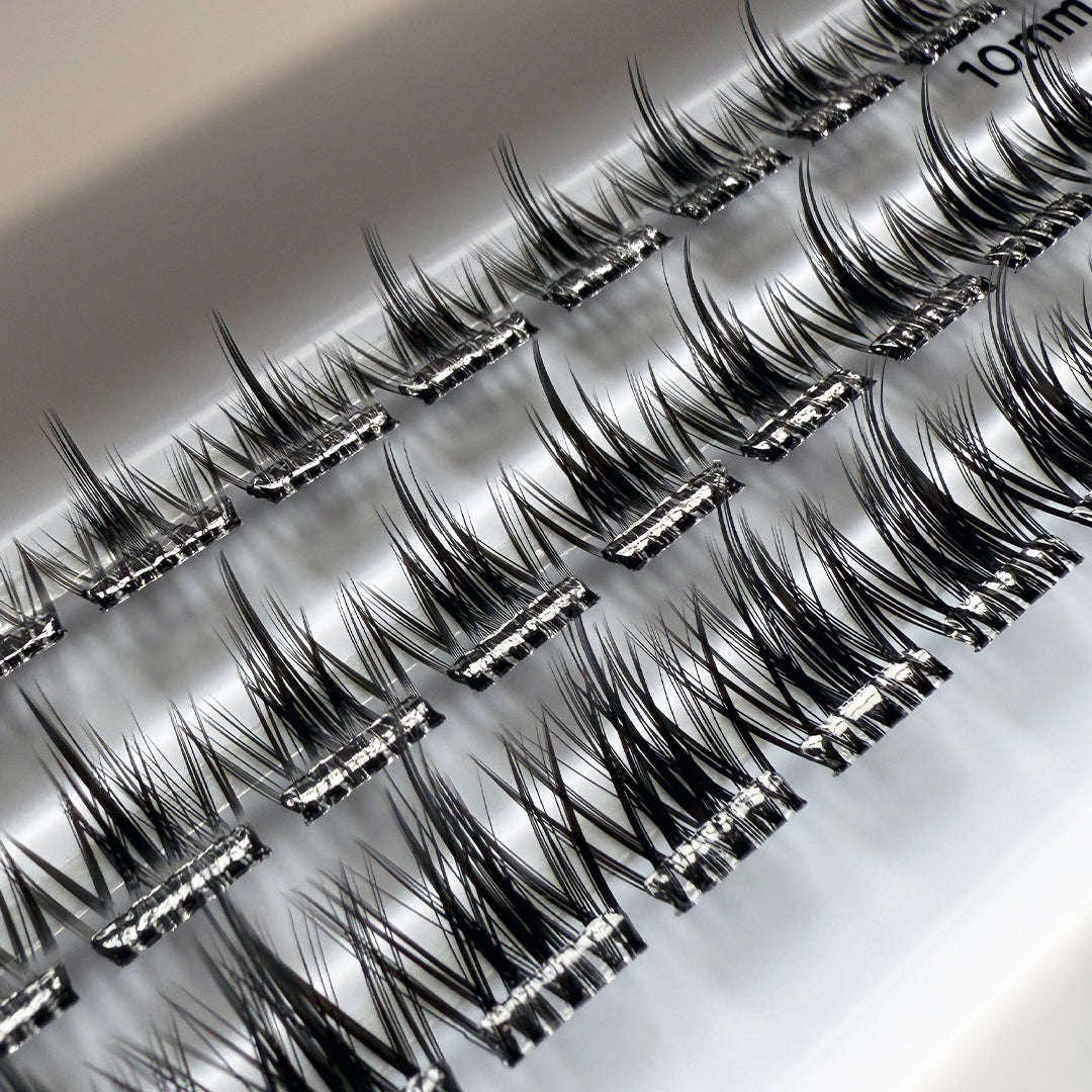 London Lash Pre-Glued Cluster Lashes - Wispy Look