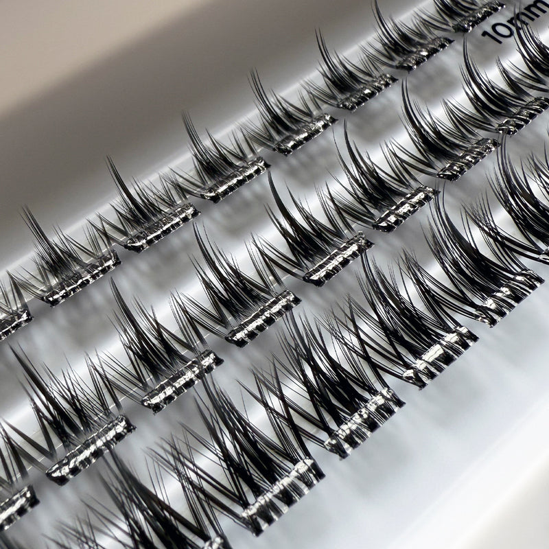 London Lash Pre-Glued Cluster Lashes - Wispy Look