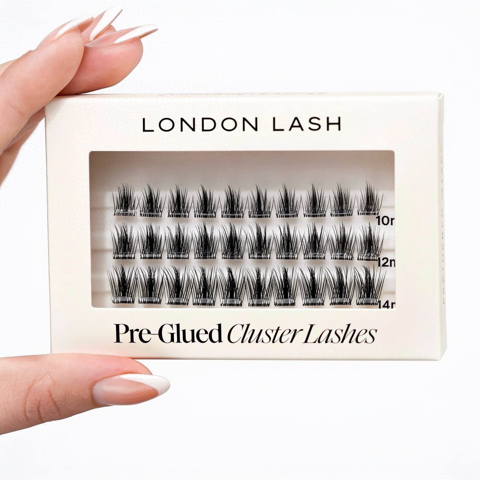 London Lash Pre-Glued Cluster Lashes - Deeya Feathered Wispy