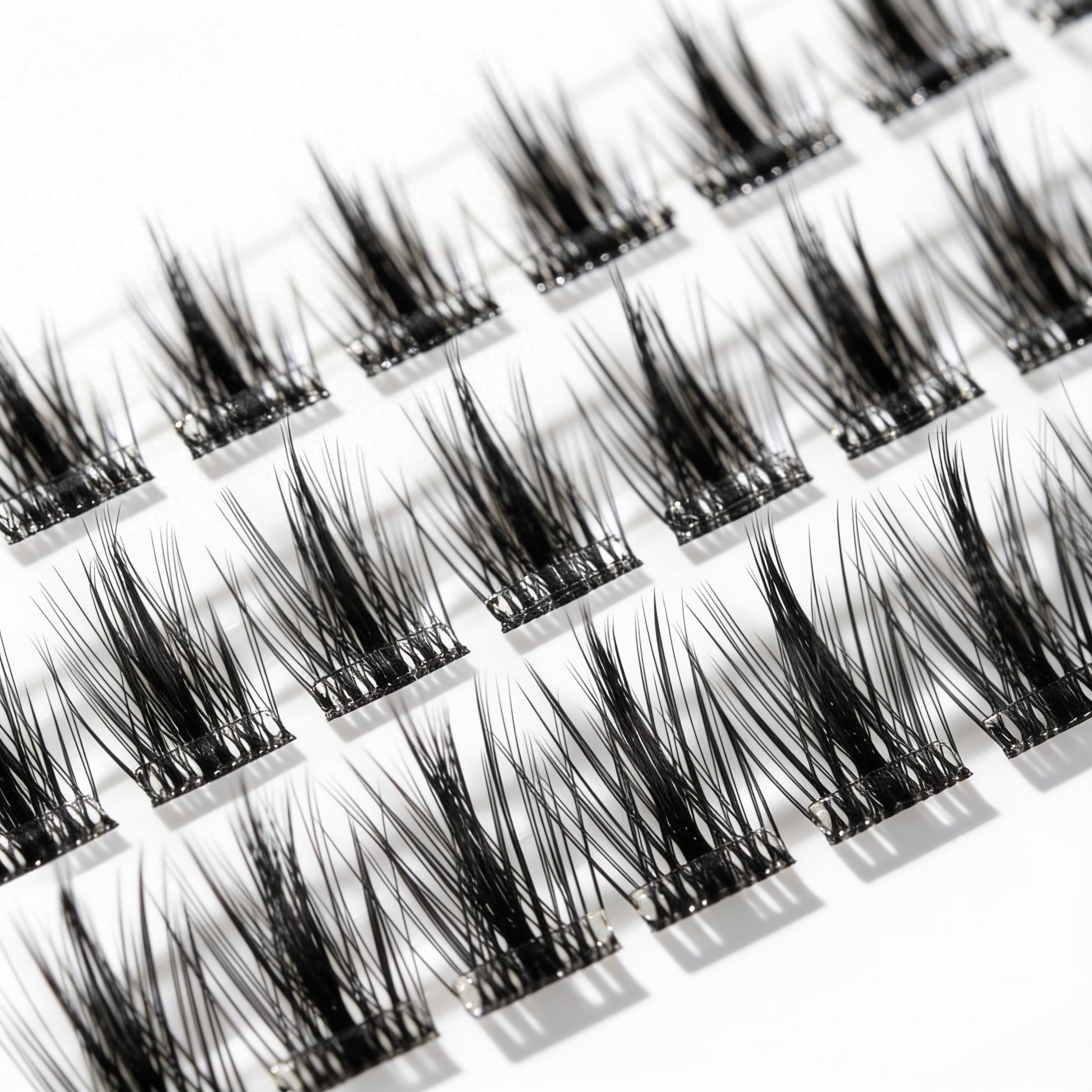 London Lash Pre-Glued Cluster Lashes - Deeya Feathered Wispy
