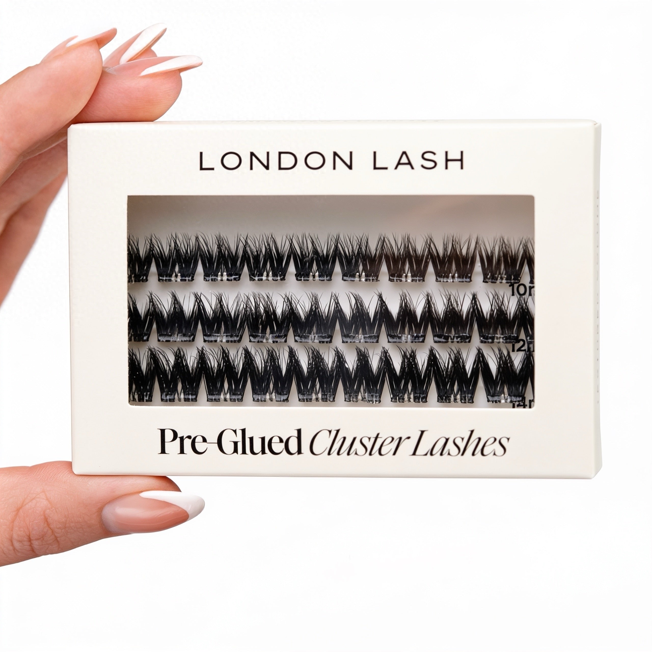 London Lash Pre-Glued Cluster Lashes - Kim Textured Volume