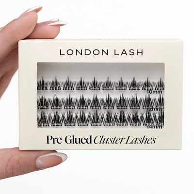 London Lash Pre-Glued Cluster Lashes - Wispy Look